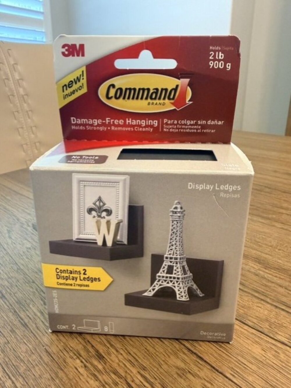 3M Command Display Ledge Kit (2 floating shelves in kit)